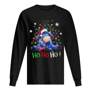 Eeyore Santa Claus Ho Ho Ho Christmas shirt