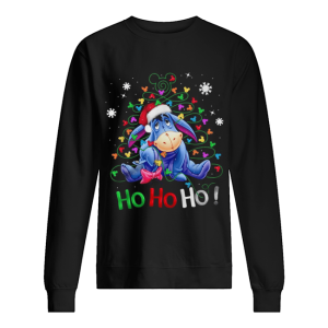 Eeyore Santa Claus Ho Ho Ho Christmas shirt 2