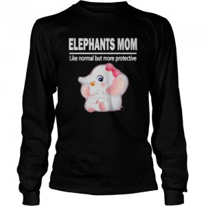 Elephant Baby Elephant Mom Shirt 3