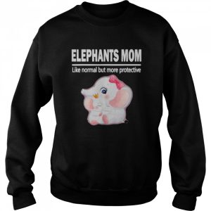 Elephant Baby Elephant Mom Shirt 4