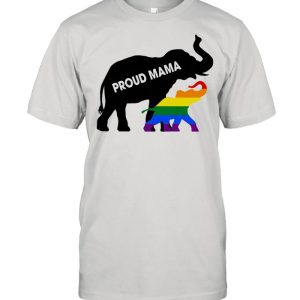 Elephant lgbt proud mama shirt