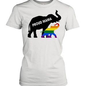 Elephant lgbt proud mama shirt 2