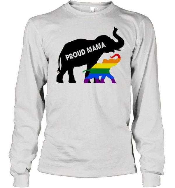 Elephant lgbt proud mama shirt