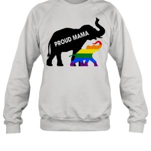 Elephant lgbt proud mama shirt 4