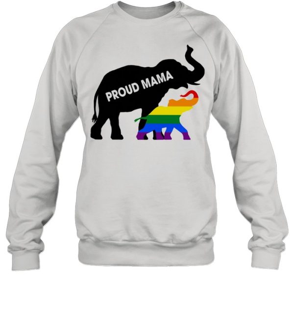 Elephant lgbt proud mama shirt