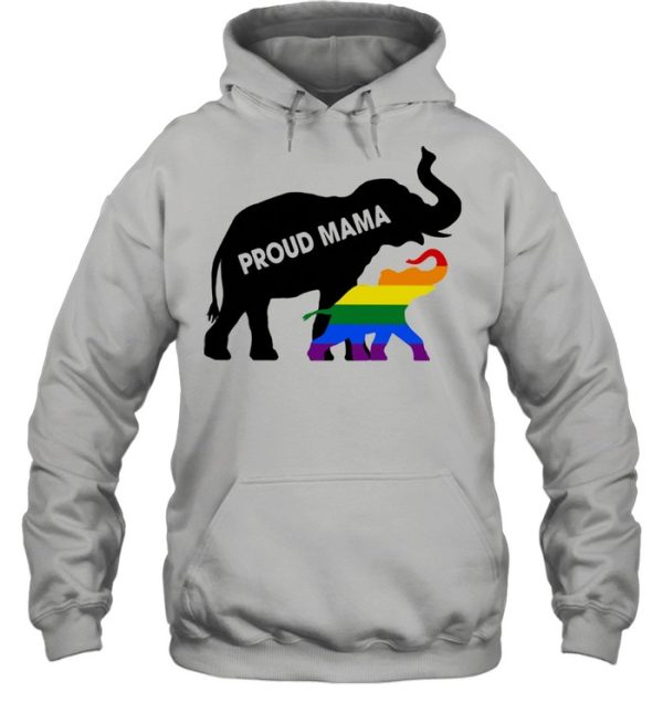 Elephant lgbt proud mama shirt