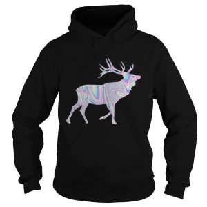 Elkaholic American Bull Elk Hunting Hunters Hologram shirt 1