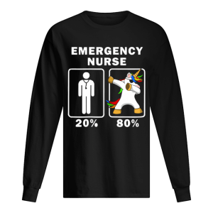 Emergency Nurse Unicorn Dabbing 20 80 shirt