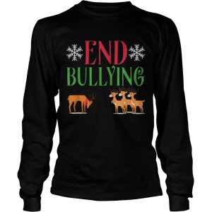 End Bullying Rudolph Red Nose Reindeer Christmas shirt 2