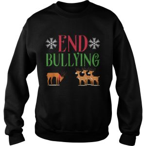 End Bullying Rudolph Red Nose Reindeer Christmas shirt 3