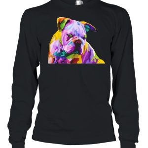 English British Bulldog Pop Art for Dog Owners Shirt 1