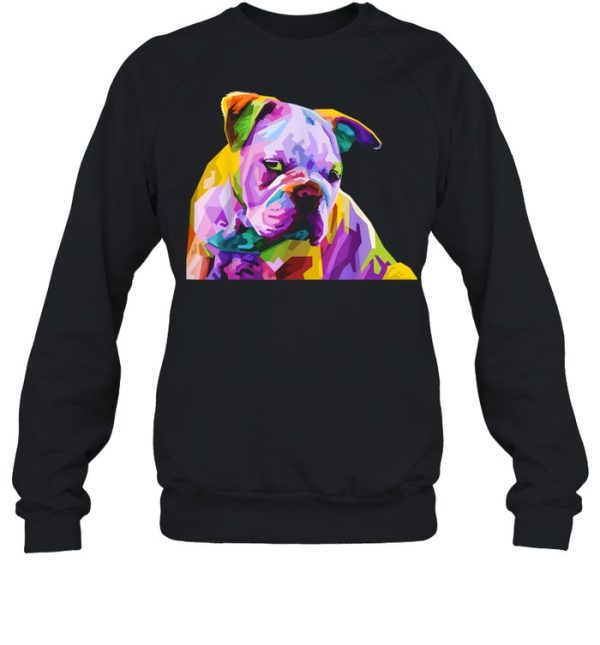 English British Bulldog Pop Art for Dog Owners Shirt