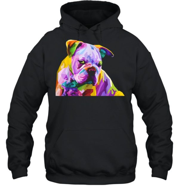 English British Bulldog Pop Art for Dog Owners Shirt