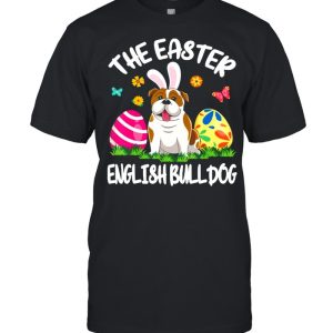 English Bulldog Bunny Dance Eggs The Eas English Bulldog shirt 1