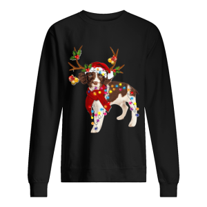 English Springer Spaniel Gorgeous Reindeer Crewneck shirt 2