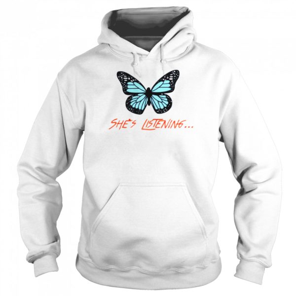 Evelyn’s Butterfly She’s Listening The School For Good And Evil shirt