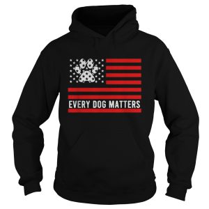 Every dog matters flag shirt 1