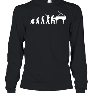 Evolution Pianist Gift Music Musician Piano shirt 1