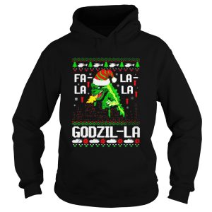 Fa La La La Godzilla Christmas shirt 1