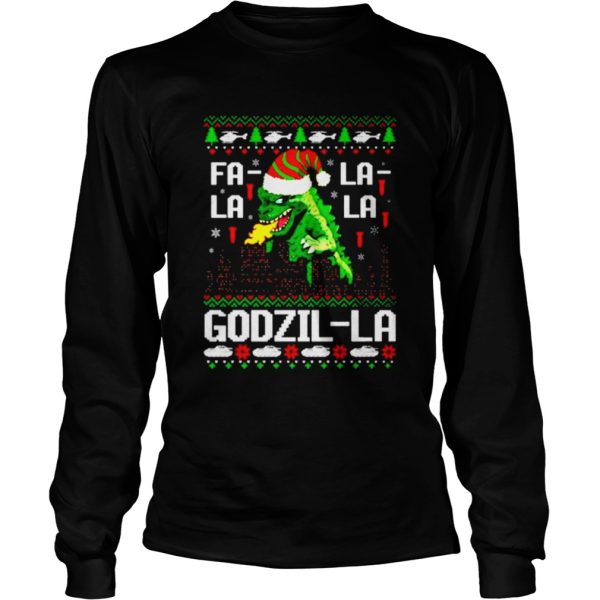 Fa La La La Godzilla Christmas shirt