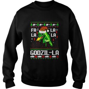 Fa La La La Godzilla Christmas shirt 3