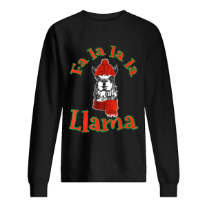 Fa La La Llama Shirt Funny Christmas shirt 2