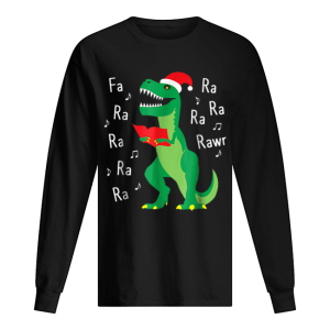 Fa Ra Rawr T Rex Christmas Carol Funny Fa La La shirt 1