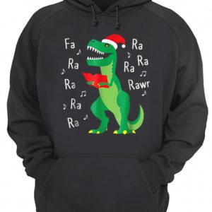 Fa Ra Rawr T Rex Christmas Carol Funny Fa La La shirt 3