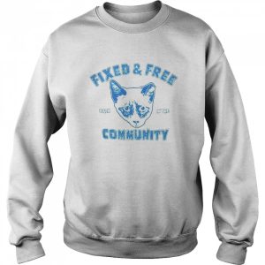 Face fixed and free community shirt 4