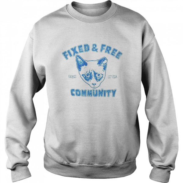 Face fixed and free community shirt