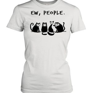 Face mask cats Ew people shirt