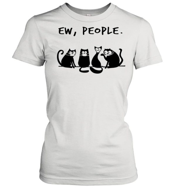 Face mask cats Ew people shirt