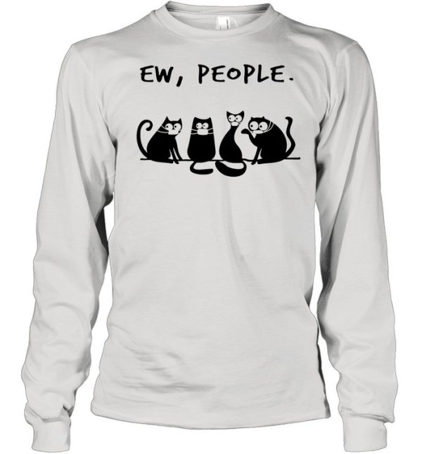 Face mask cats Ew people shirt