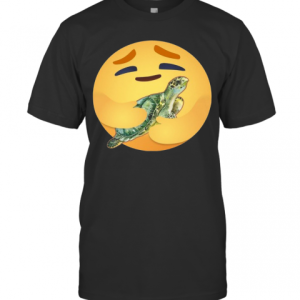 Facebook Care Emoji Hugging Turtle T-Shirt