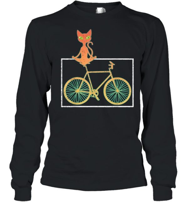 Fahrradfahrer Haustier Geschenk Niedliches Katze Fahrrad shirt