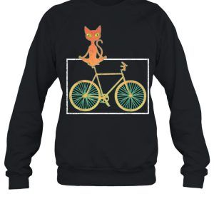 Fahrradfahrer Haustier Geschenk Niedliches Katze Fahrrad shirt 2