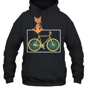 Fahrradfahrer Haustier Geschenk Niedliches Katze Fahrrad shirt 3