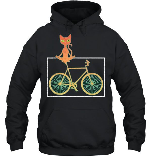 Fahrradfahrer Haustier Geschenk Niedliches Katze Fahrrad shirt