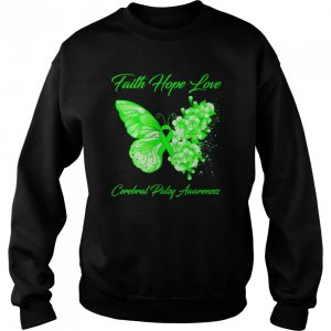 Faith Hope Love Cerebral Palsy Awareness Shirt 4