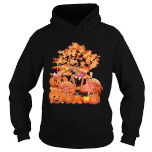 Fall Flamingo Halloween shirt 1