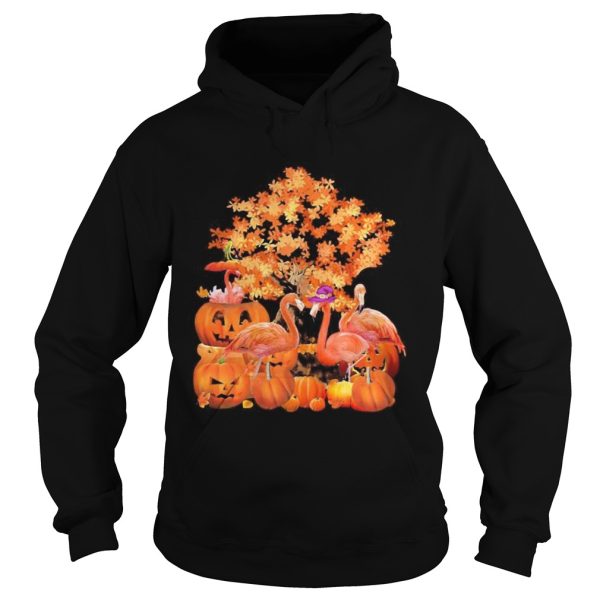 Fall Flamingo Halloween shirt