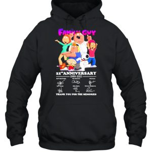 Family Guy 22nd Anniversary 1999 2021 Thank You For The Memories shirt 3