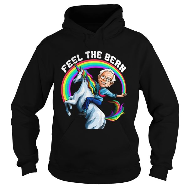 Feel the Bernie Shirt Riding Unicorn shirt