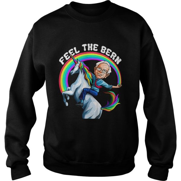 Feel the Bernie Shirt Riding Unicorn shirt