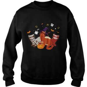 Ferret Pumpkin Halloween shirt 3