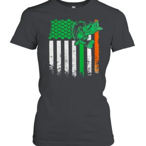 Fishing St Patricks Day Irish American Flag shirt 2