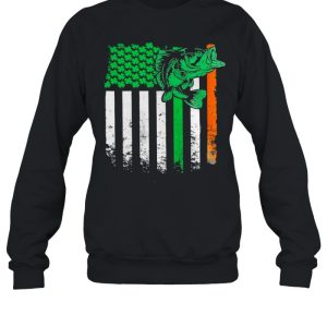 Fishing St Patricks Day Irish American Flag shirt 4