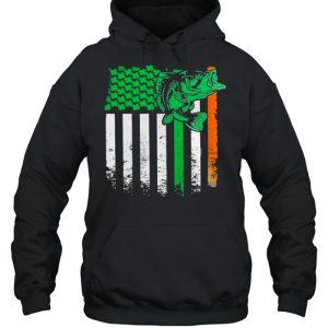 Fishing St Patricks Day Irish American Flag shirt 5