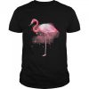 Flamingo Aquarell Niedliche Wildvogel Grafik Shirt