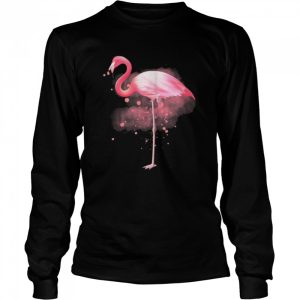 Flamingo Aquarell Niedliche Wildvogel Grafik Shirt 3